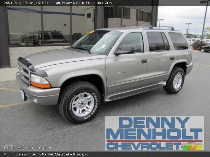 Light Pewter Metallic / Dark Slate Gray 2001 Dodge Durango SLT 4x4