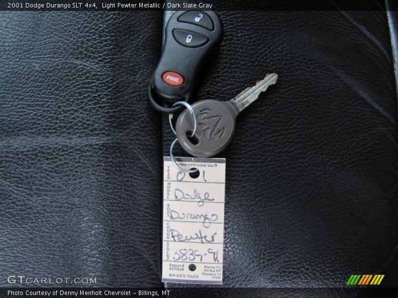 Keys of 2001 Durango SLT 4x4