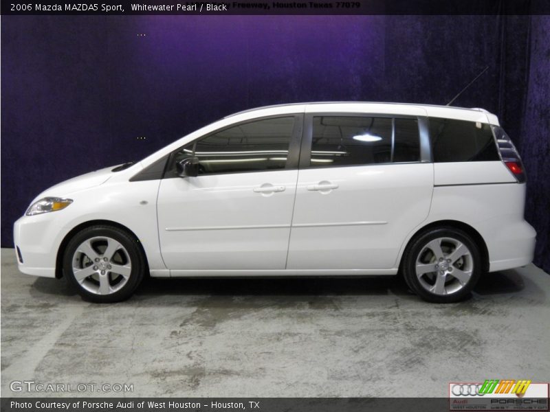 Whitewater Pearl / Black 2006 Mazda MAZDA5 Sport
