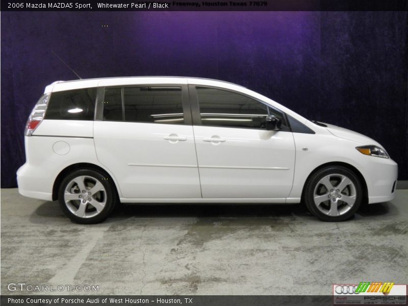 Whitewater Pearl / Black 2006 Mazda MAZDA5 Sport