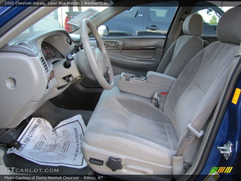 Laser Blue Metallic / Medium Gray 2005 Chevrolet Impala