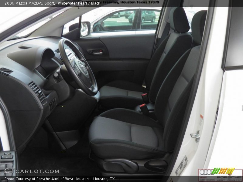 Whitewater Pearl / Black 2006 Mazda MAZDA5 Sport