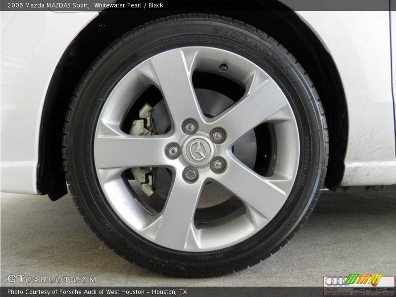 Whitewater Pearl / Black 2006 Mazda MAZDA5 Sport