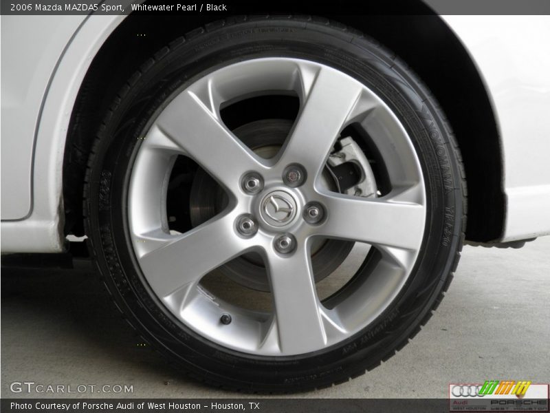 Whitewater Pearl / Black 2006 Mazda MAZDA5 Sport