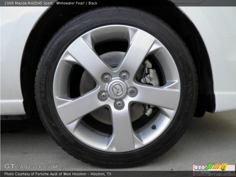 Whitewater Pearl / Black 2006 Mazda MAZDA5 Sport
