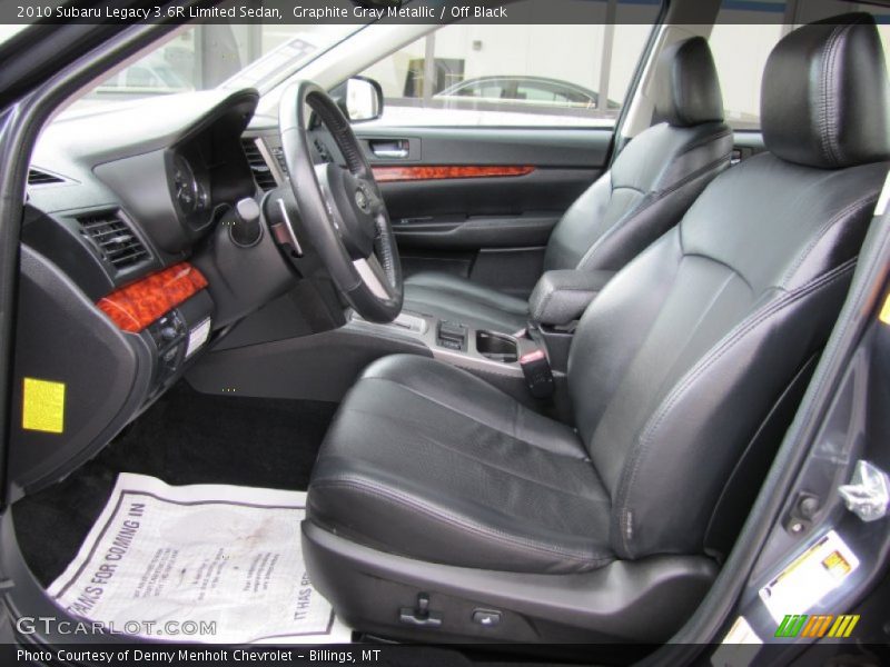  2010 Legacy 3.6R Limited Sedan Off Black Interior