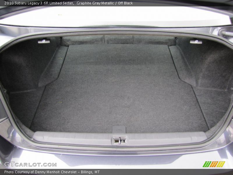  2010 Legacy 3.6R Limited Sedan Trunk