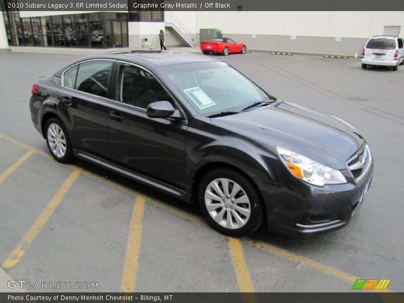 Graphite Gray Metallic / Off Black 2010 Subaru Legacy 3.6R Limited Sedan