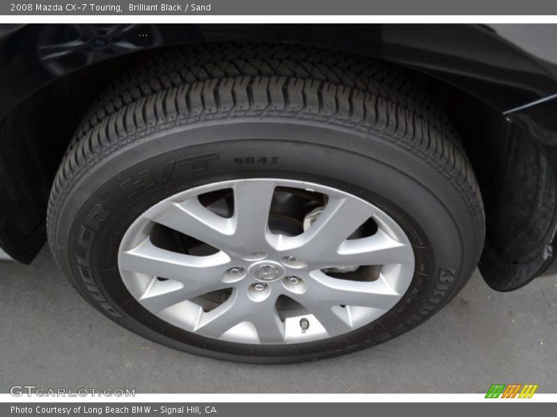 Brilliant Black / Sand 2008 Mazda CX-7 Touring