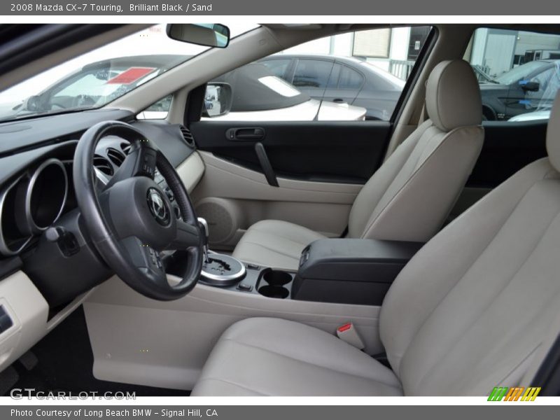 Brilliant Black / Sand 2008 Mazda CX-7 Touring