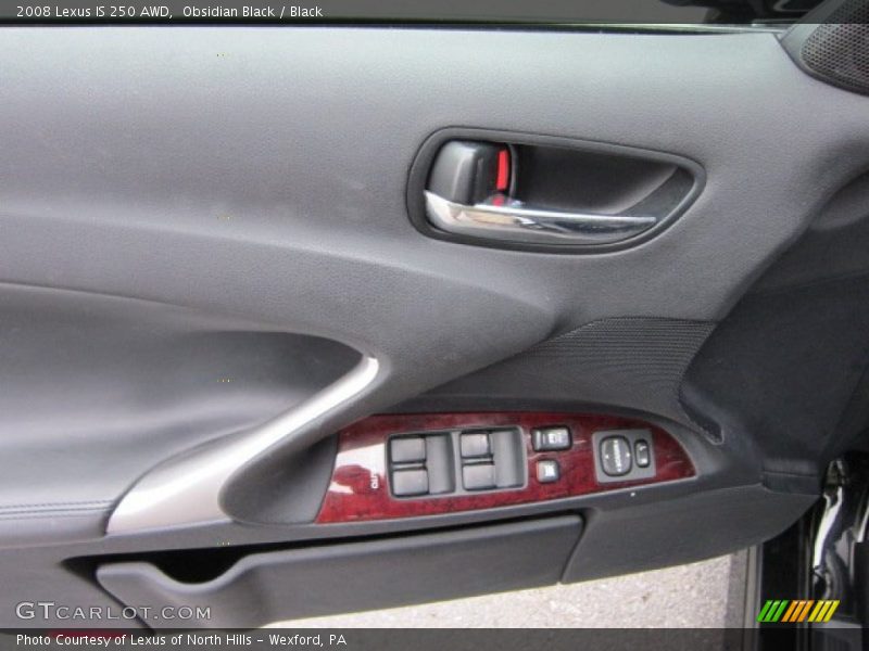 Obsidian Black / Black 2008 Lexus IS 250 AWD