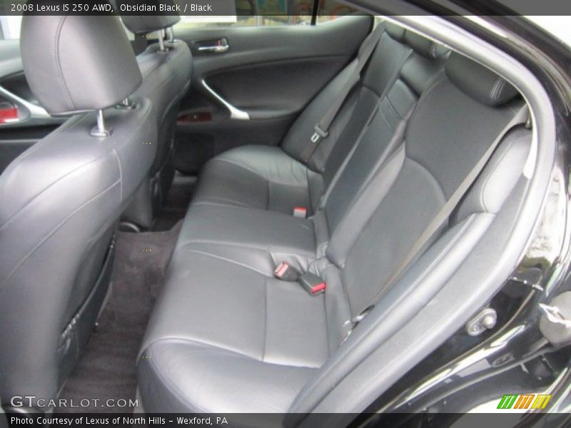 Obsidian Black / Black 2008 Lexus IS 250 AWD