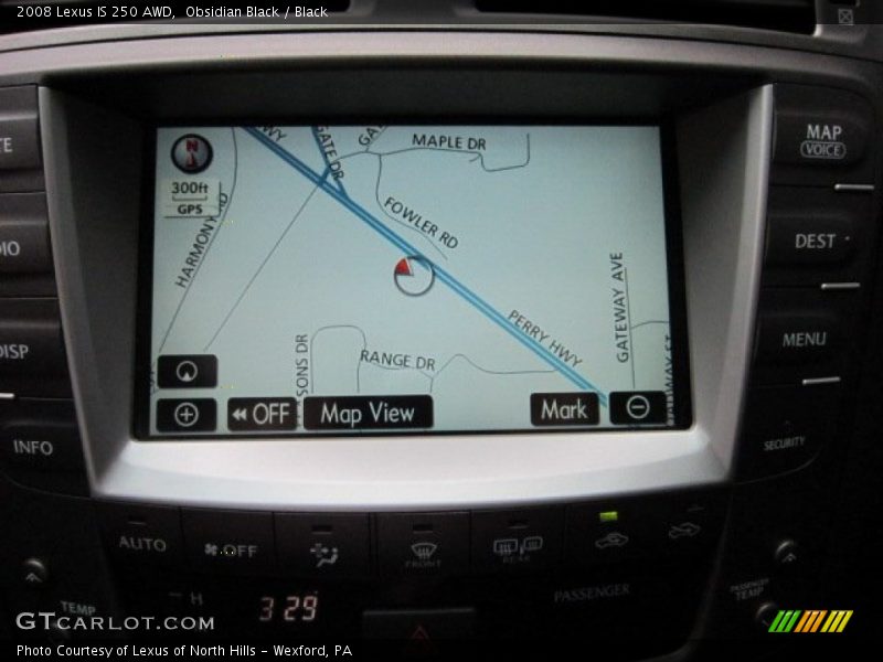 Obsidian Black / Black 2008 Lexus IS 250 AWD