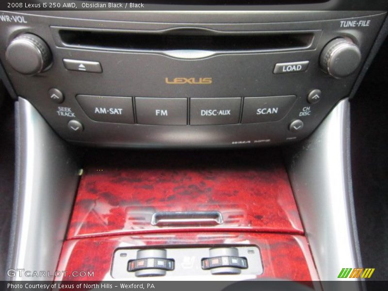 Obsidian Black / Black 2008 Lexus IS 250 AWD