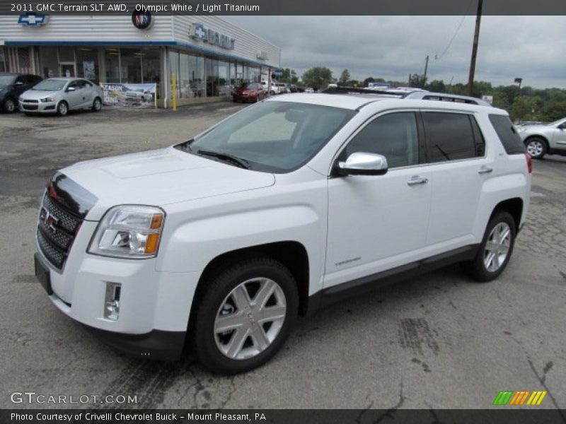 Olympic White / Light Titanium 2011 GMC Terrain SLT AWD