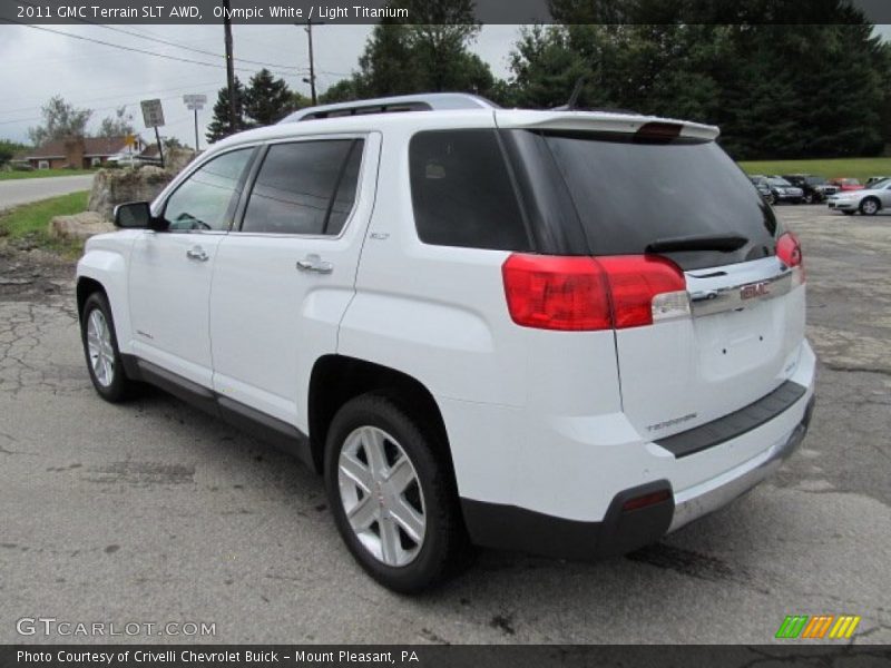Olympic White / Light Titanium 2011 GMC Terrain SLT AWD