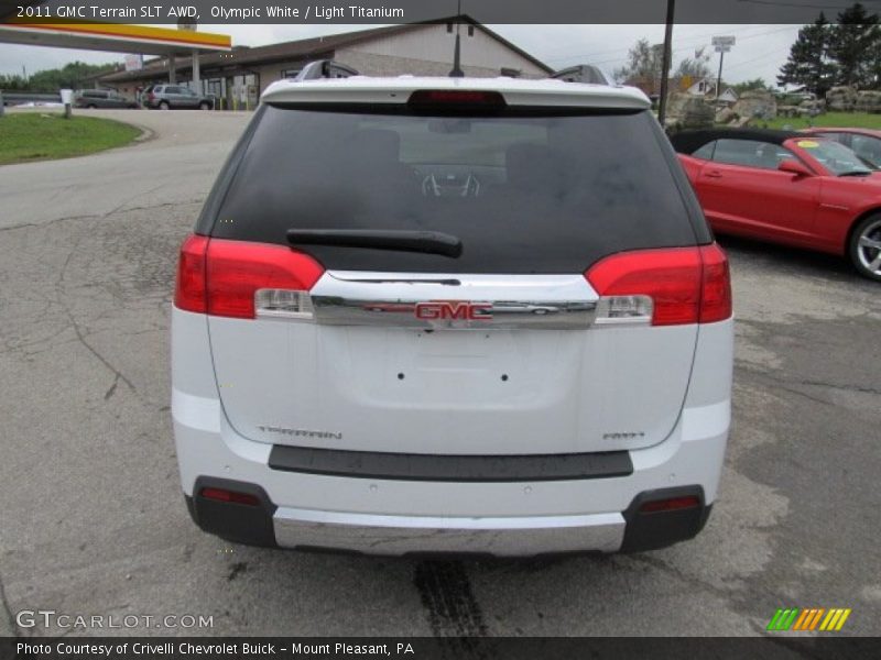 Olympic White / Light Titanium 2011 GMC Terrain SLT AWD