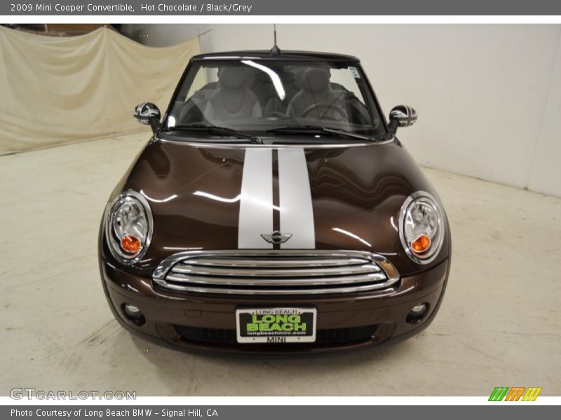 Hot Chocolate / Black/Grey 2009 Mini Cooper Convertible