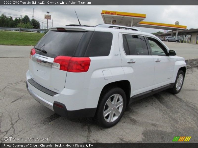 Olympic White / Light Titanium 2011 GMC Terrain SLT AWD