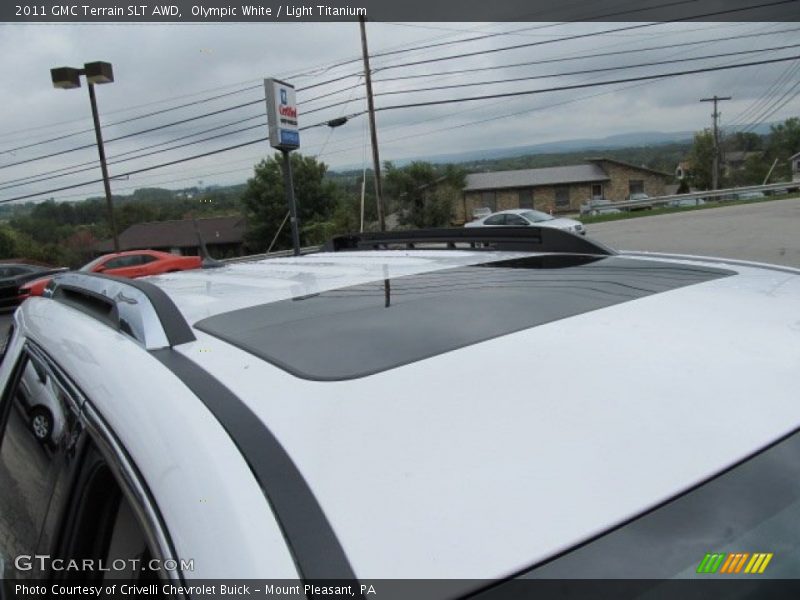 Olympic White / Light Titanium 2011 GMC Terrain SLT AWD