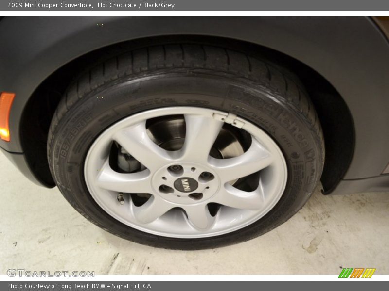 Hot Chocolate / Black/Grey 2009 Mini Cooper Convertible