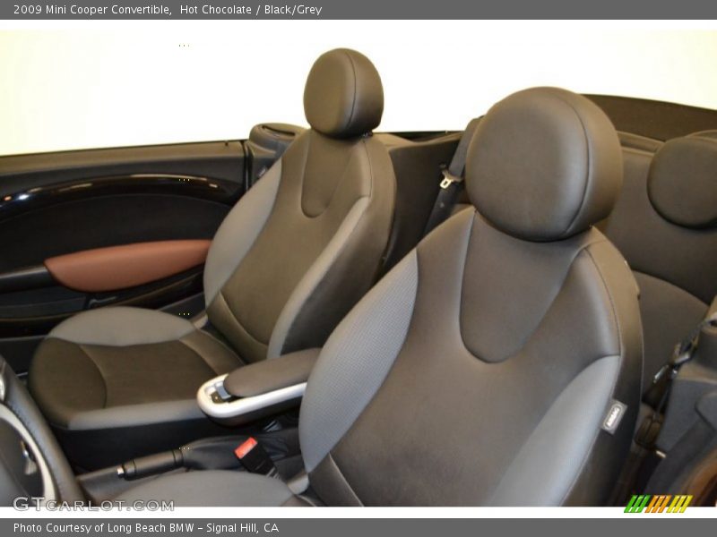 Hot Chocolate / Black/Grey 2009 Mini Cooper Convertible