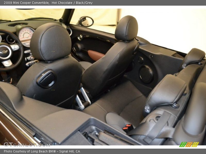 Hot Chocolate / Black/Grey 2009 Mini Cooper Convertible