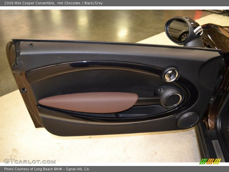 Hot Chocolate / Black/Grey 2009 Mini Cooper Convertible