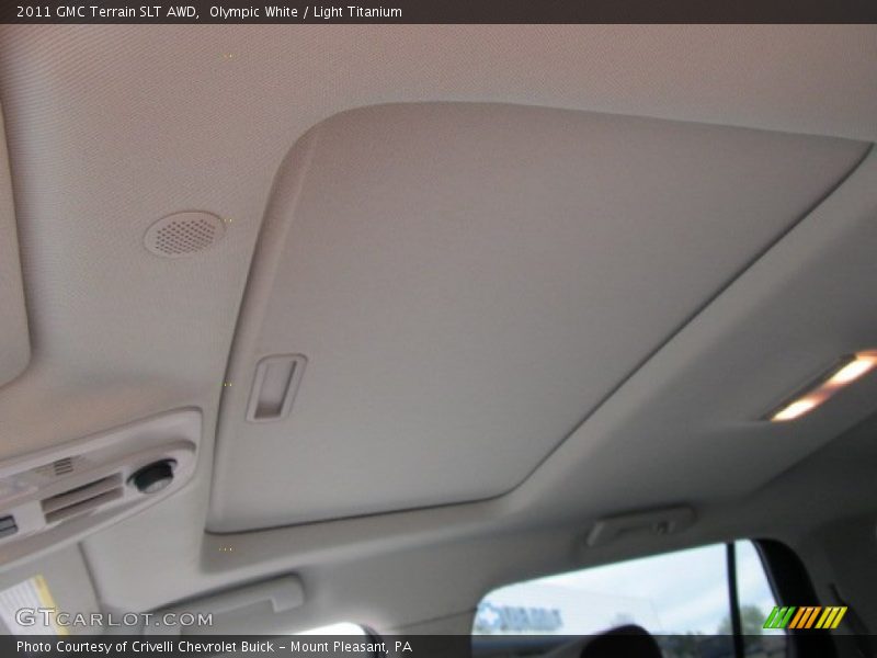 Olympic White / Light Titanium 2011 GMC Terrain SLT AWD