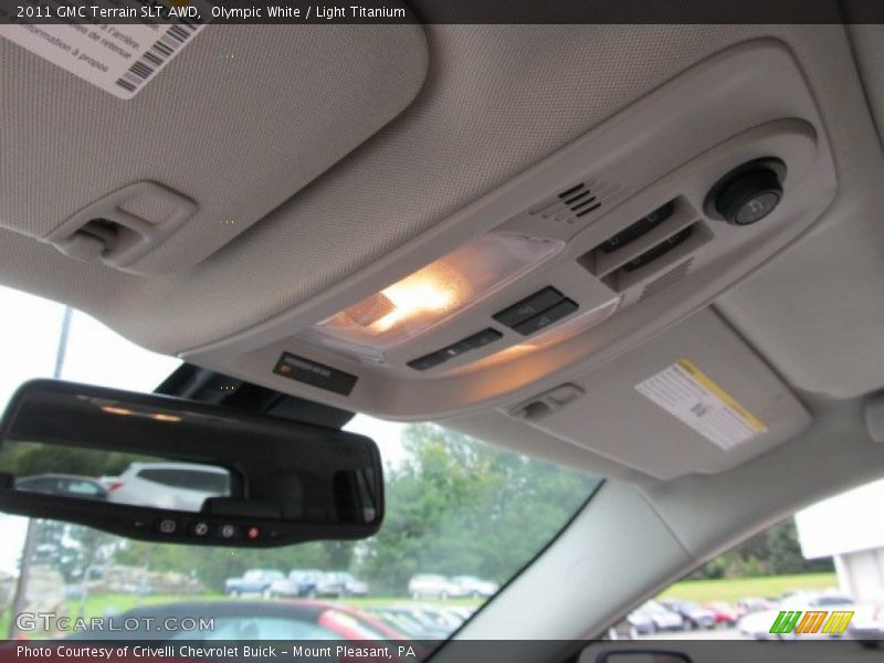 Olympic White / Light Titanium 2011 GMC Terrain SLT AWD