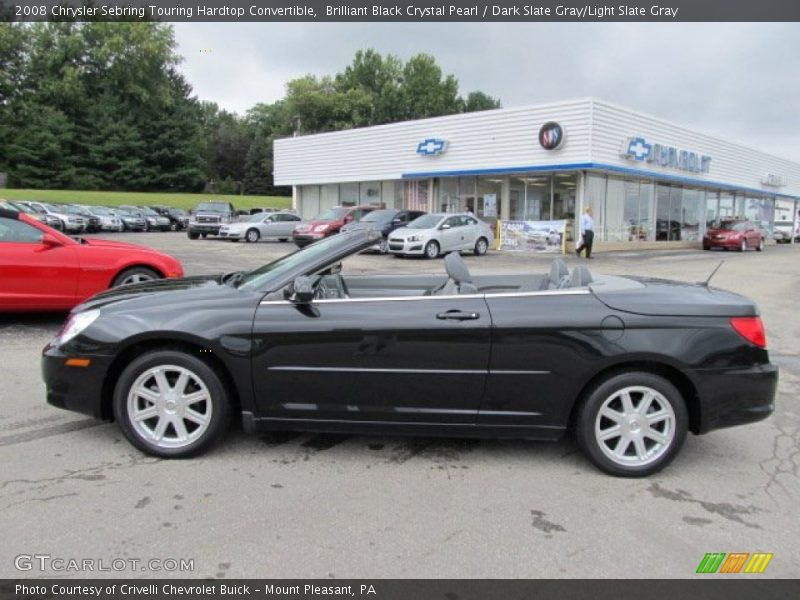  2008 Sebring Touring Hardtop Convertible Brilliant Black Crystal Pearl