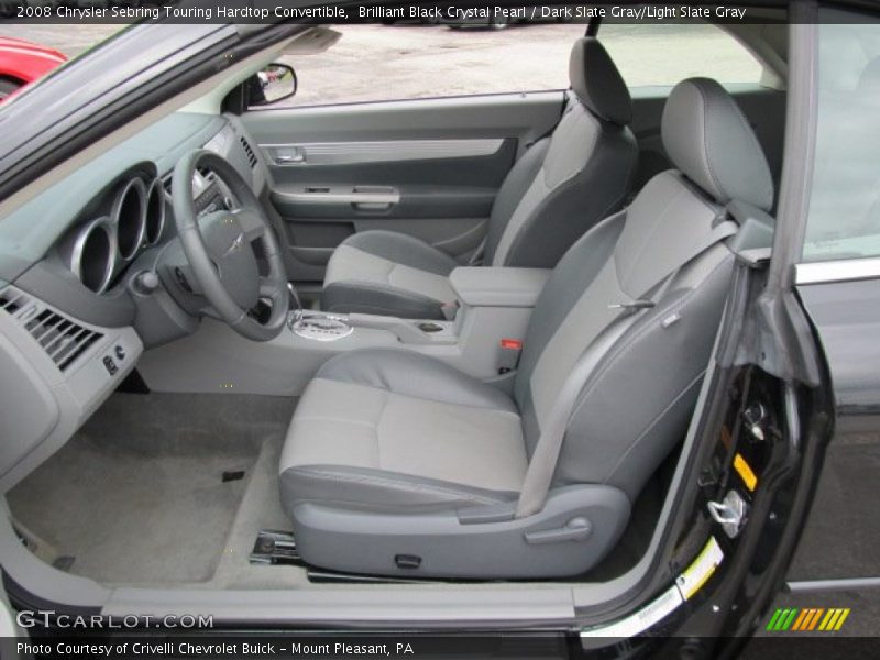  2008 Sebring Touring Hardtop Convertible Dark Slate Gray/Light Slate Gray Interior