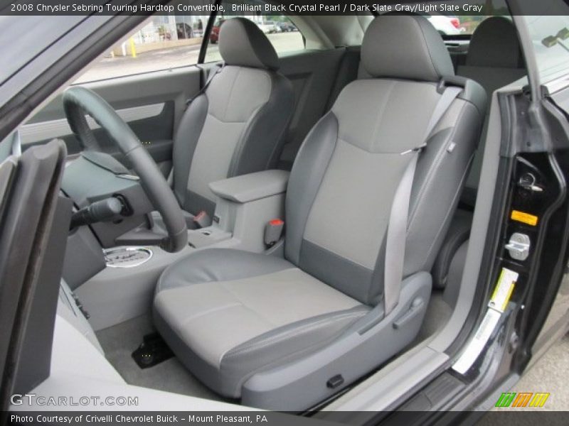  2008 Sebring Touring Hardtop Convertible Dark Slate Gray/Light Slate Gray Interior
