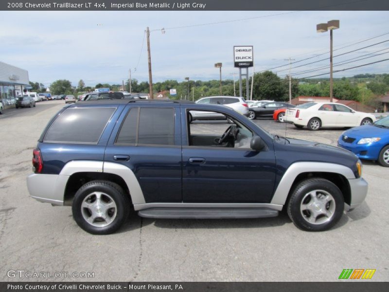Imperial Blue Metallic / Light Gray 2008 Chevrolet TrailBlazer LT 4x4