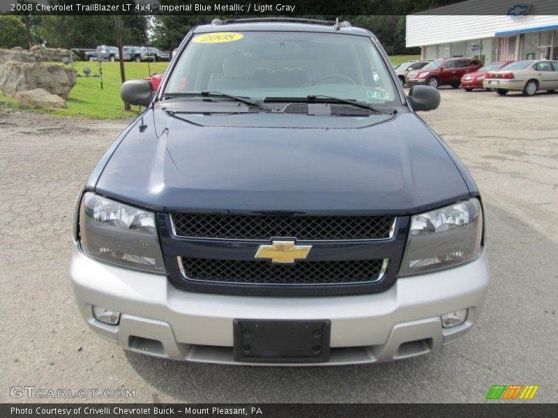 Imperial Blue Metallic / Light Gray 2008 Chevrolet TrailBlazer LT 4x4