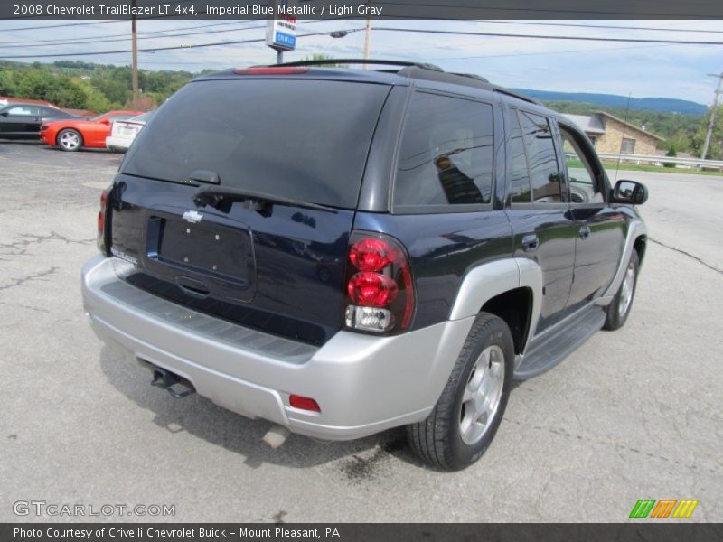 Imperial Blue Metallic / Light Gray 2008 Chevrolet TrailBlazer LT 4x4