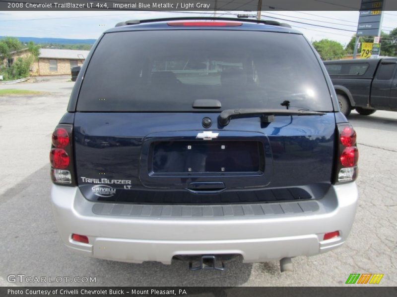 Imperial Blue Metallic / Light Gray 2008 Chevrolet TrailBlazer LT 4x4
