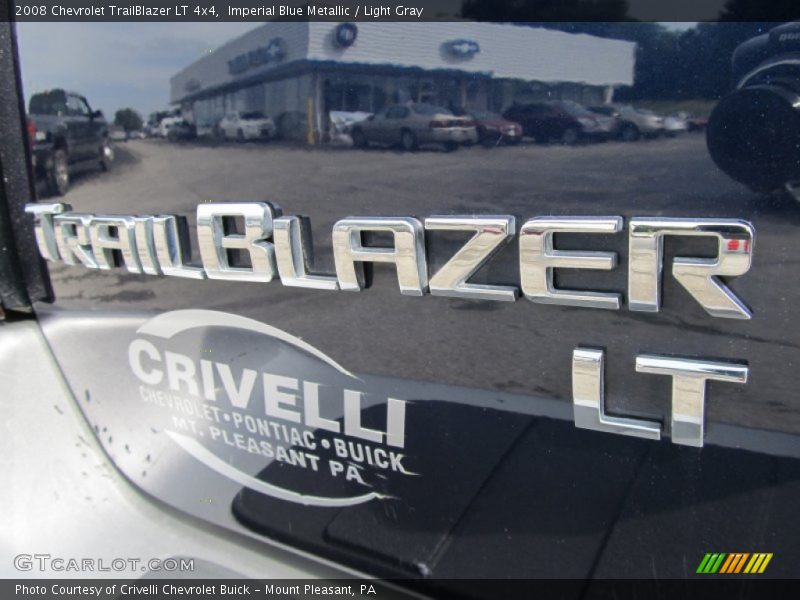 Imperial Blue Metallic / Light Gray 2008 Chevrolet TrailBlazer LT 4x4