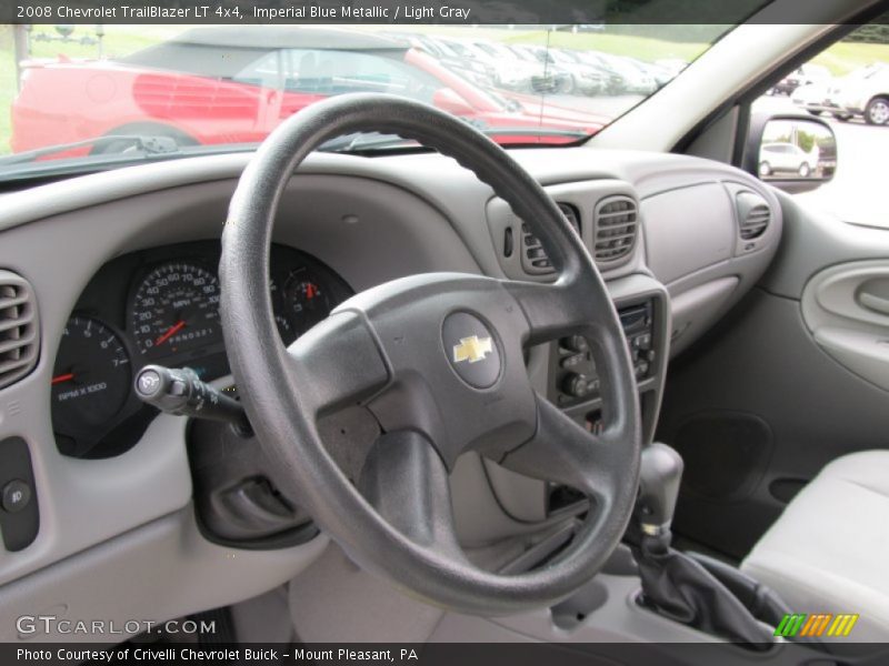 Imperial Blue Metallic / Light Gray 2008 Chevrolet TrailBlazer LT 4x4