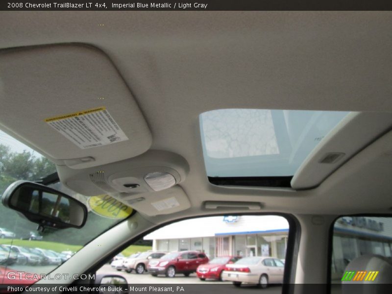 Imperial Blue Metallic / Light Gray 2008 Chevrolet TrailBlazer LT 4x4