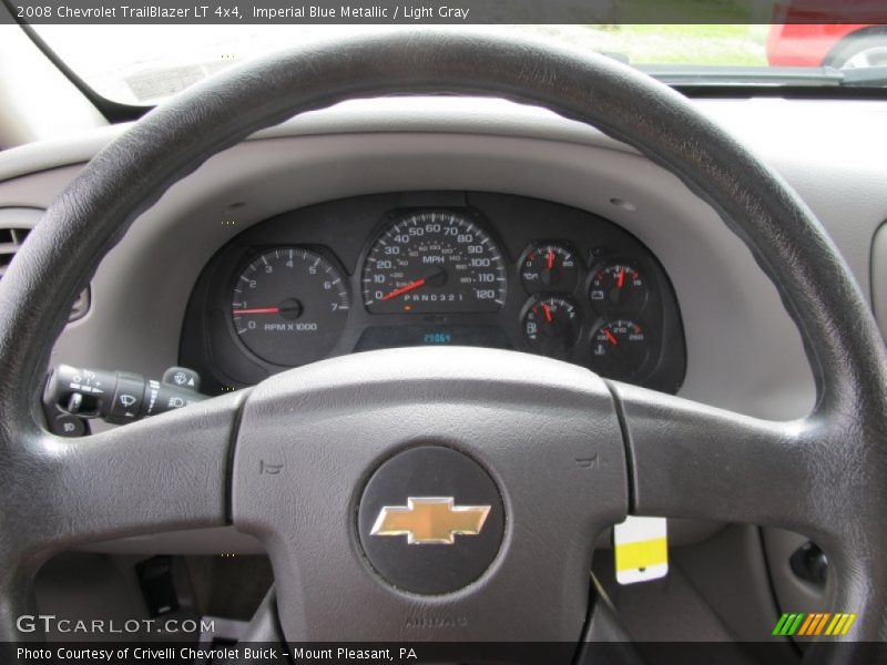 Imperial Blue Metallic / Light Gray 2008 Chevrolet TrailBlazer LT 4x4