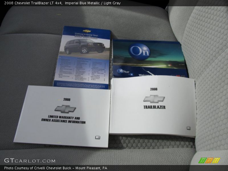 Imperial Blue Metallic / Light Gray 2008 Chevrolet TrailBlazer LT 4x4