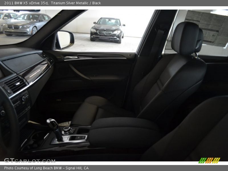 Titanium Silver Metallic / Black 2011 BMW X5 xDrive 35d