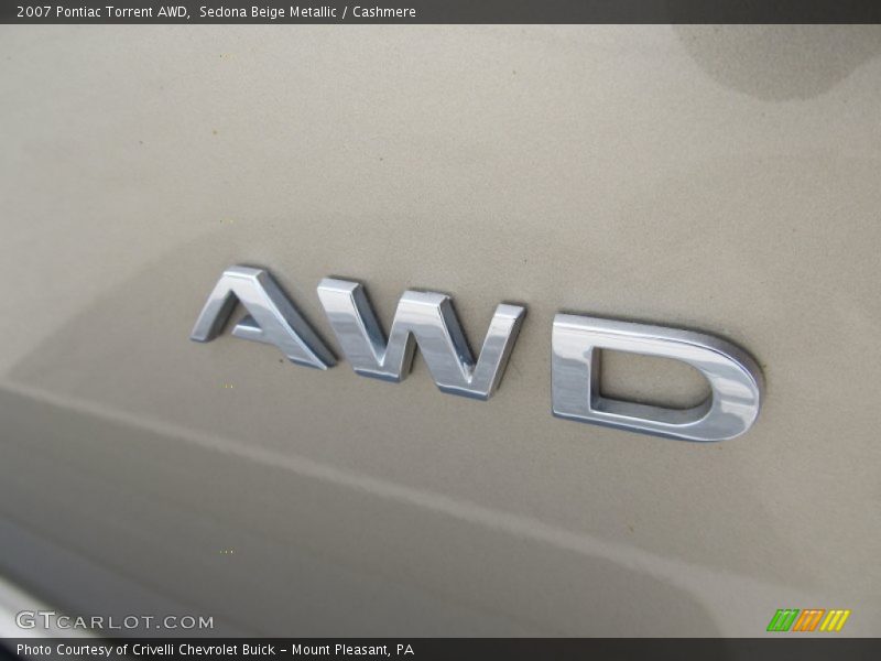 Sedona Beige Metallic / Cashmere 2007 Pontiac Torrent AWD