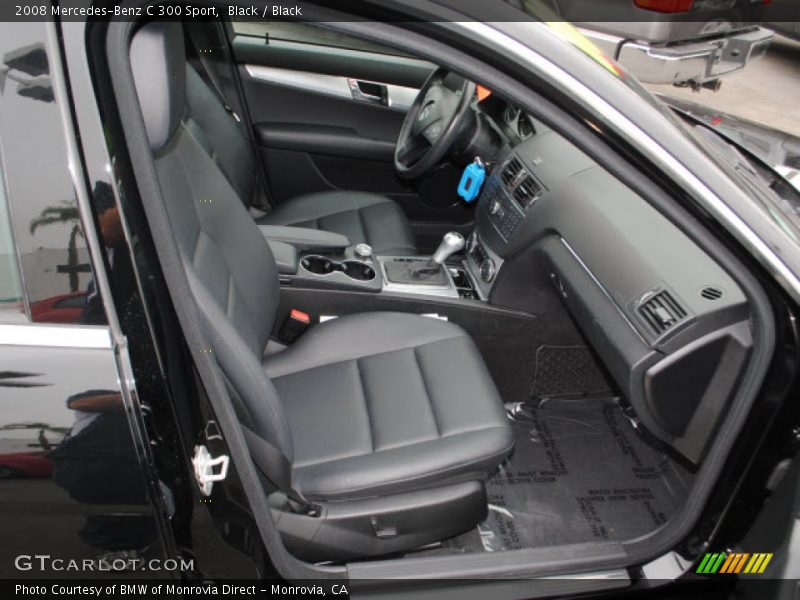 Black / Black 2008 Mercedes-Benz C 300 Sport