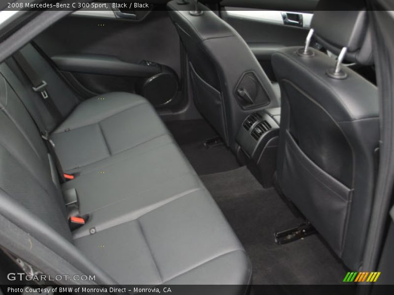 Black / Black 2008 Mercedes-Benz C 300 Sport