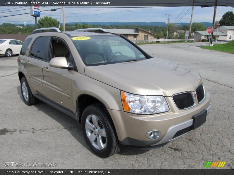 Sedona Beige Metallic / Cashmere 2007 Pontiac Torrent AWD