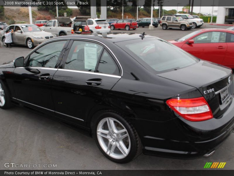 Black / Black 2008 Mercedes-Benz C 300 Sport