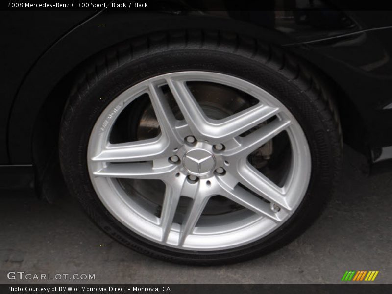 Black / Black 2008 Mercedes-Benz C 300 Sport