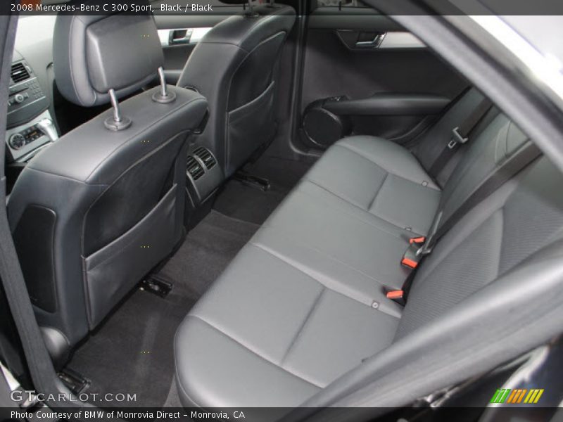 Black / Black 2008 Mercedes-Benz C 300 Sport